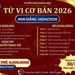 KHÓA TỬ VI CĂN BẢN – 2026