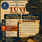KHÓA TỬ VI TRUNG CẤP-T7/2026
